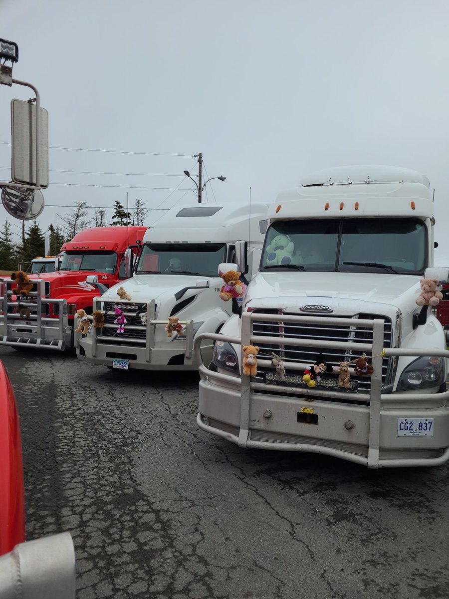 Janeway Teddy Bear Convoy! Thanks to Dwayne, Doug, Paul and all on our  team who helped and all our customers who donated
