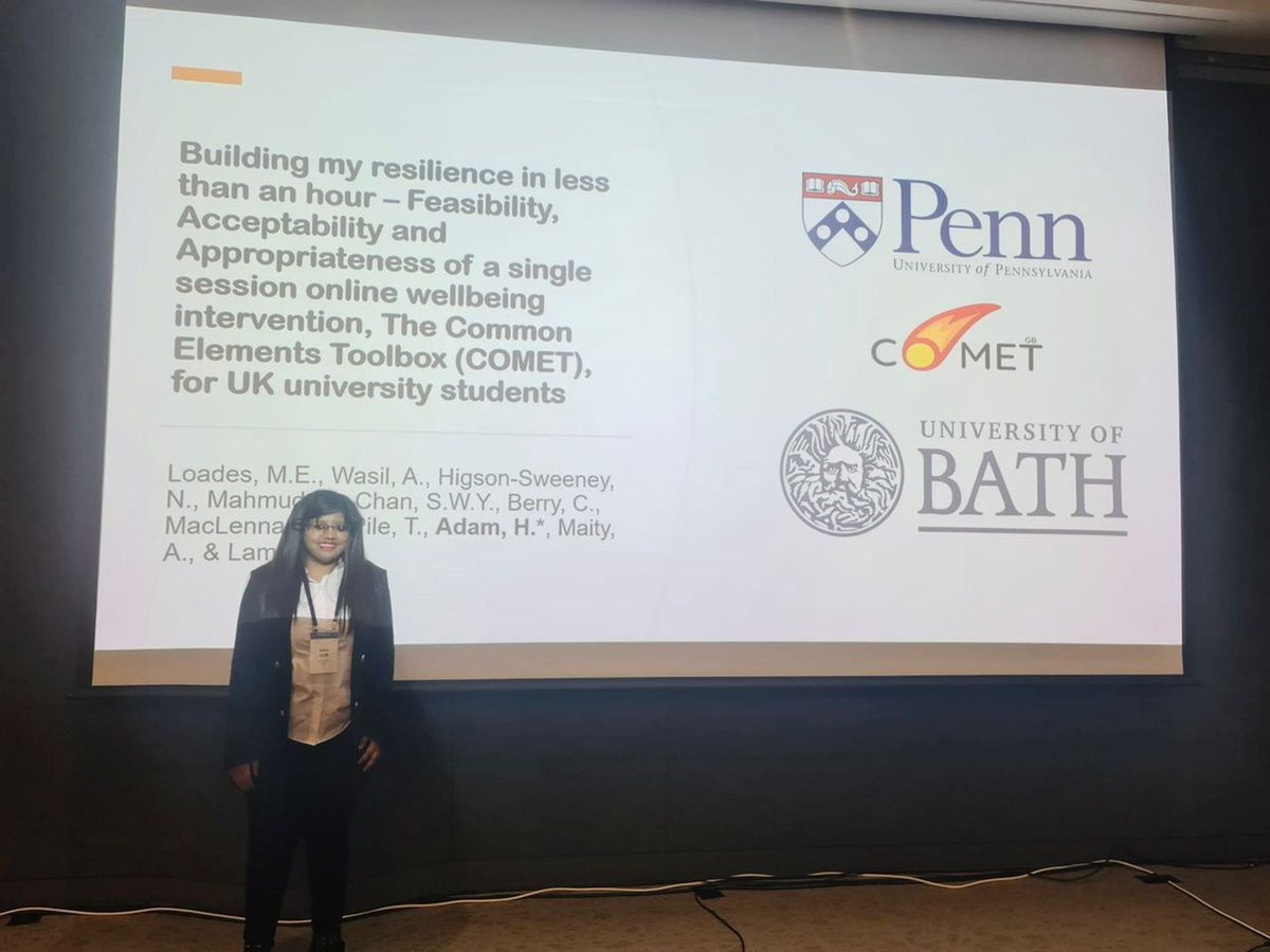 HelenaAdam99's tweet photo. An incredible experience at @Wccbt2023! Thank you so much to @MariaLoades @n_higsonsweeney @drjefflambert #VuokkoWallace for all of your guidance and the opportunity to share such amazing research! https://t.co/9vTaSXbaux