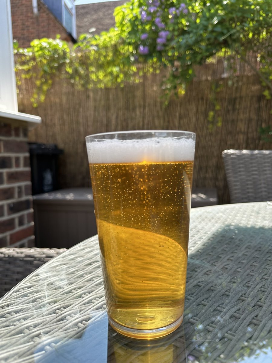 @Pops__o Stella in the sunshine here.  Mind you, I have been painting and built a storage box for the patio cushions this morning so it’s definitely well earned 😃