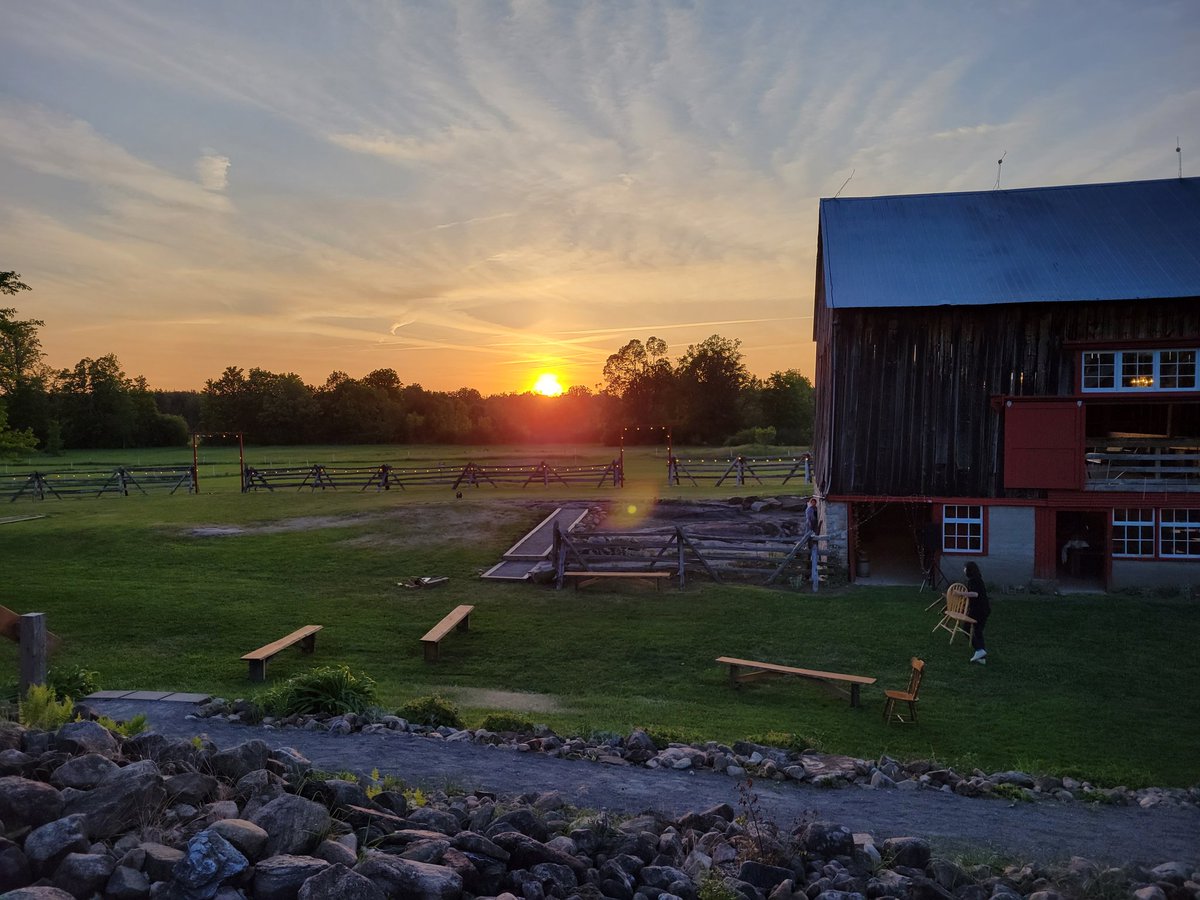 Sunset at Ecotay last evening at the PDCI prom. #Ecotay #Perth #lanarkcounty