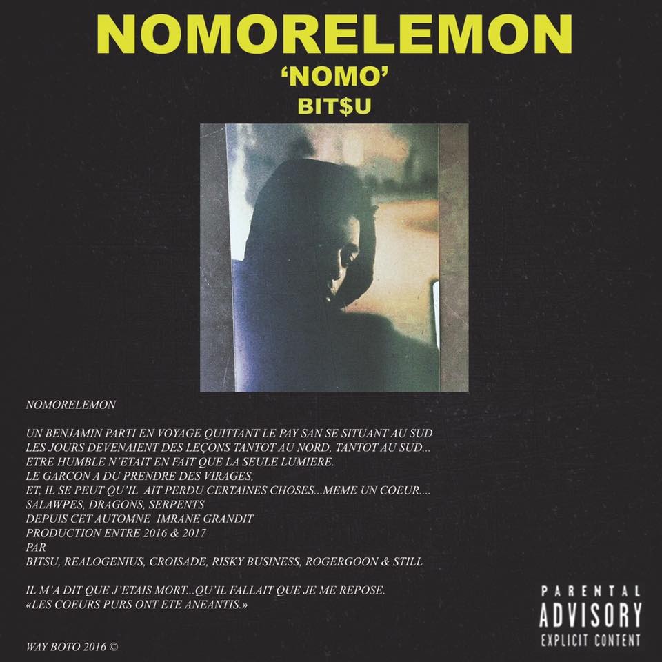 ajd_sortait's tweet photo. "No more lemon" de Bit$u sortait il y a 6 ans.

#Bitsu #NoMoreLemon https://t.co/eLBedFTBt1