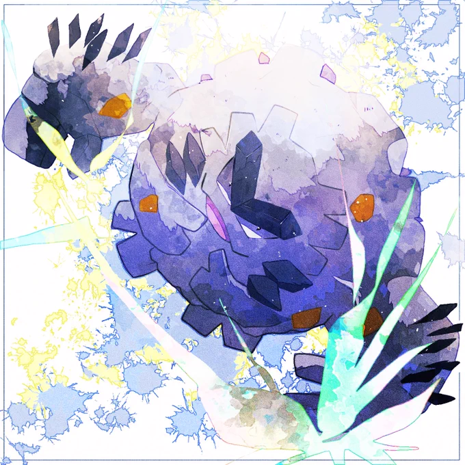 図鑑No.0075 ゴローン アローラのすがた  #LKのポケモンずかん