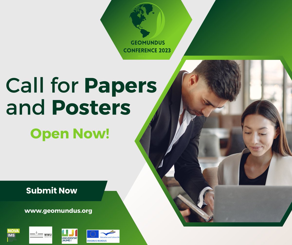 📢 Call for Short Papers and Posters! 📝🎨

Attention all geospatial enthusiasts and researchers! The GeoMundus 2023 Conference is inviting submissions for our Short Paper and Poster Contest. 🌍🌱 #gischat