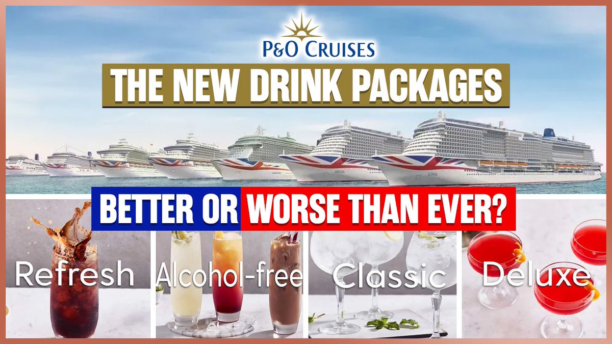 P&O’s New Drink Packages | Are they better, or worse than ever? 🤔🥂 #pandocruises

youtu.be/4X_gtJg_QBs