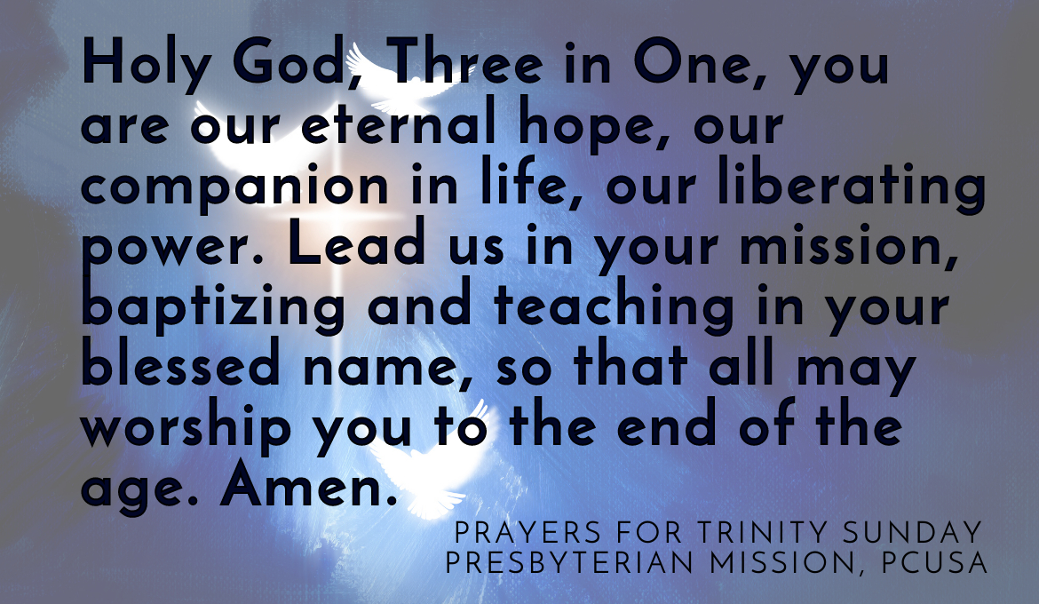 DakotasUM's tweet photo. On this Trinity Sunday, we celebrate a God who is not distant and aloof and apart but a God who is present in what came to be through a word spoken in the void. God who came down like fire and burned a mission into our hearts. #God #Jesus #HolySpirit #BlessedTrinity https://t.co/HaDbrxne9o