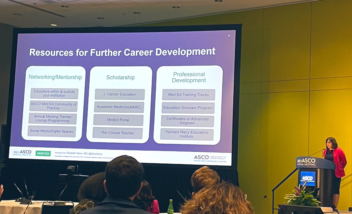 Martina Murphy, MD (@drmmurphy) on Twitter photo Excellent talk by <a href="/DocLHenry/">Liza Henry McDonald</a> on goal-concordant #mentorship for trainees with interest in #MedEd. Sharing such wise insight & tangible resources for #MedEd career development like a boss! <a href="/OncMedEdCoP/">ASCO OncMedEdCoP</a> #ASCO23 Excellent talk by <a href="/DocLHenry/">Liza Henry McDonald</a> on goal-concordant #mentorship for trainees with interest in #MedEd. Sharing such wise insight & tangible resources for #MedEd career development like a boss! <a href="/OncMedEdCoP/">ASCO OncMedEdCoP</a> #ASCO23