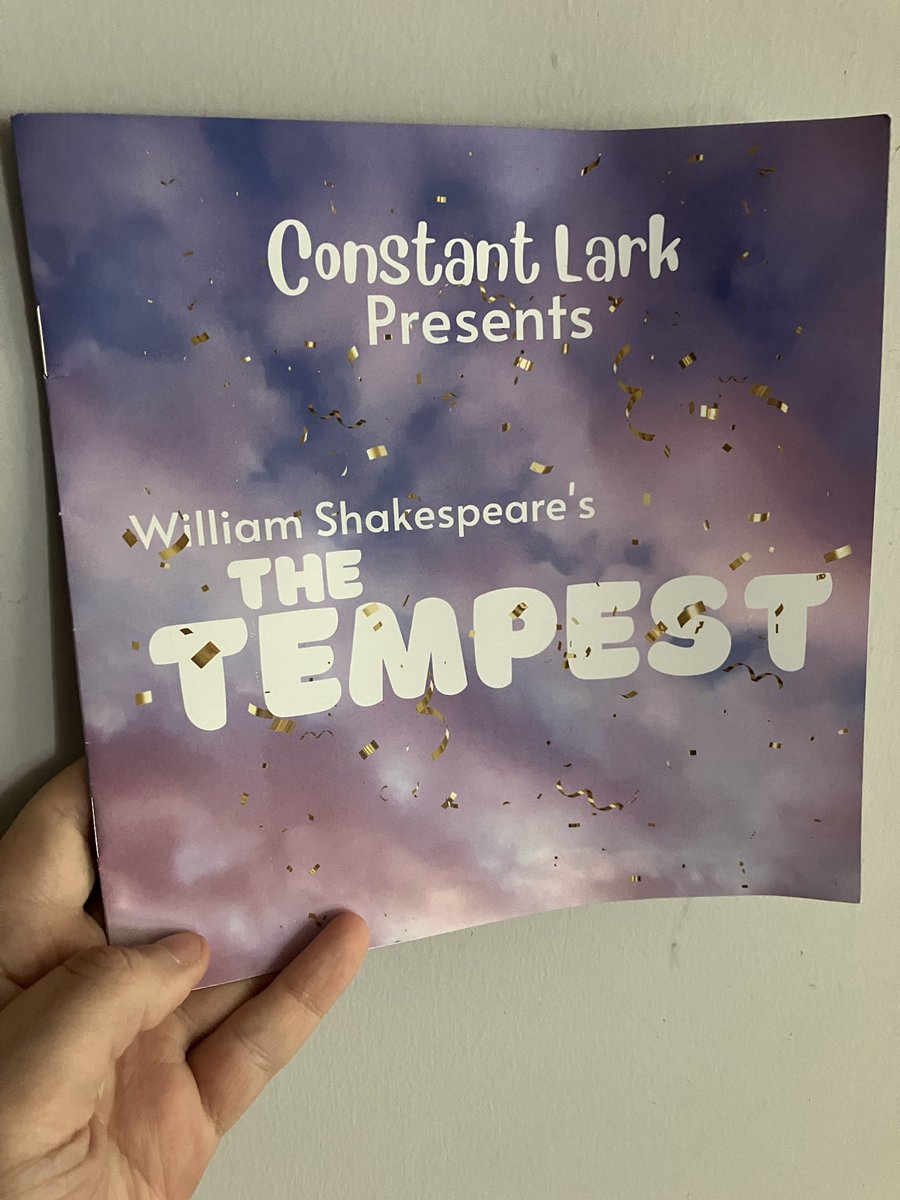 sing_librarian's tweet photo. Pleased and proud to have performed Shakespeare for the first time. A particular joy to do my favourite, The Tempest. It has been a privilege to play Prospero and Gonzalo (and ‘David’) in Constant Lark’s debut production. https://t.co/4jsSVqpsPv