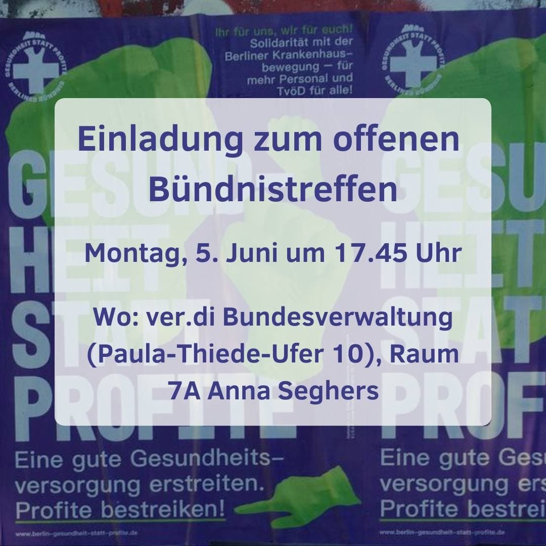 Die Krankenhausreform kommt &amp; wir möchten unsere Kritik und unsere Alternativen in die Öffentlichkeit bringen.

Mit unserer Aktionsidee zur GMK haben wir bundesweit verschiedene Initiativen zu einer ViKo eingeladen. Alle, die in Berlin leben, sind herzlich in Präsenz eingeladen.