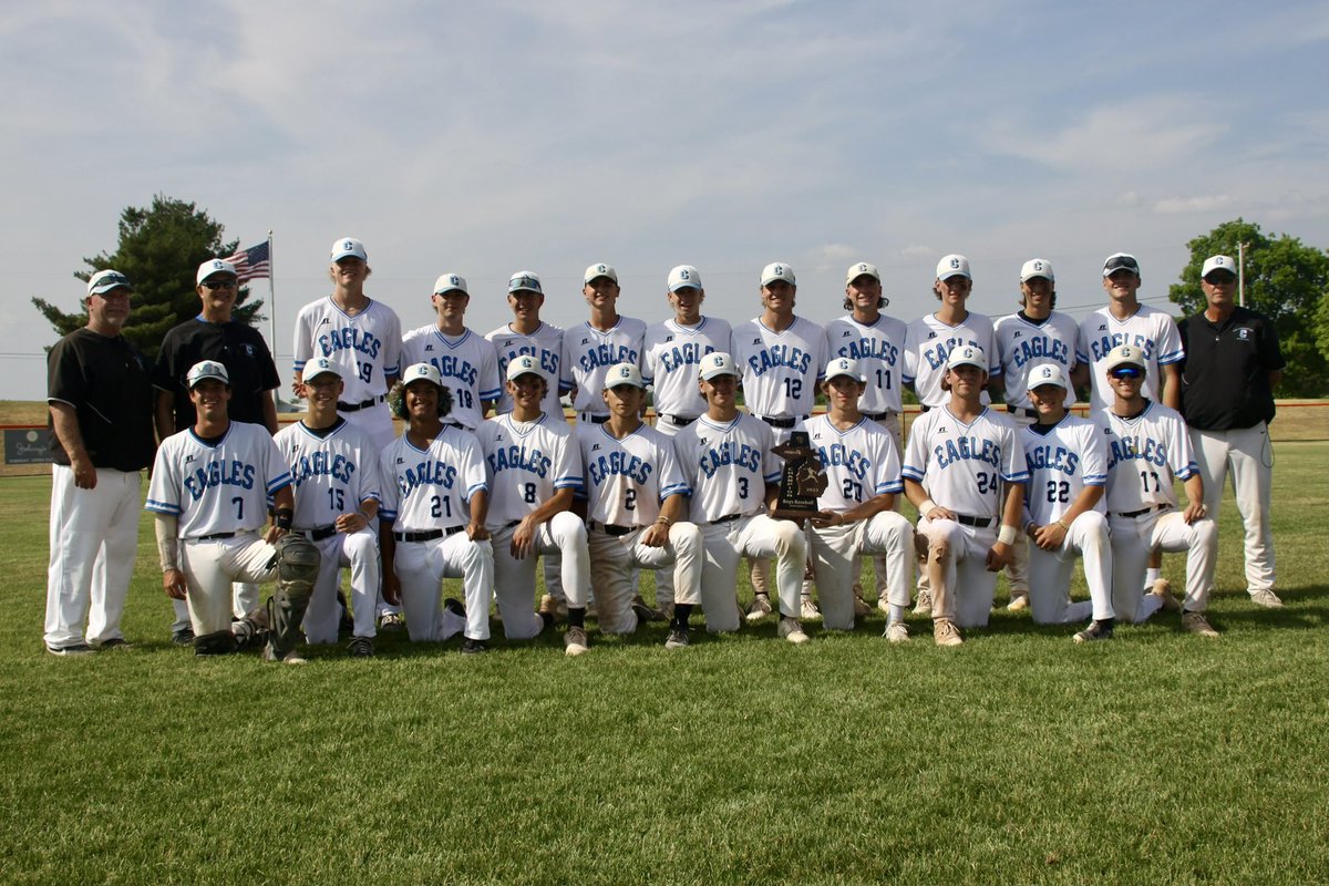 Congratulations to the Grand Rapids Christian Eagles!  2023 District Champions. <a href="/ColdWeatherBats/">Cold Weather Bats</a> @PrepbaseballM