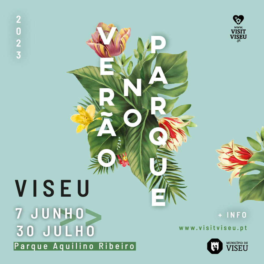 Viseu começa a viver o Verão na quarta-feira! ☀ Juntos, arrancamos com mais uma edição do "Verão no Parque". 🌿

Música, teatro, dança e atividades de saúde e bem-estar fazem parte de um grande programa, que se prolonga até ao final do mês de julho.