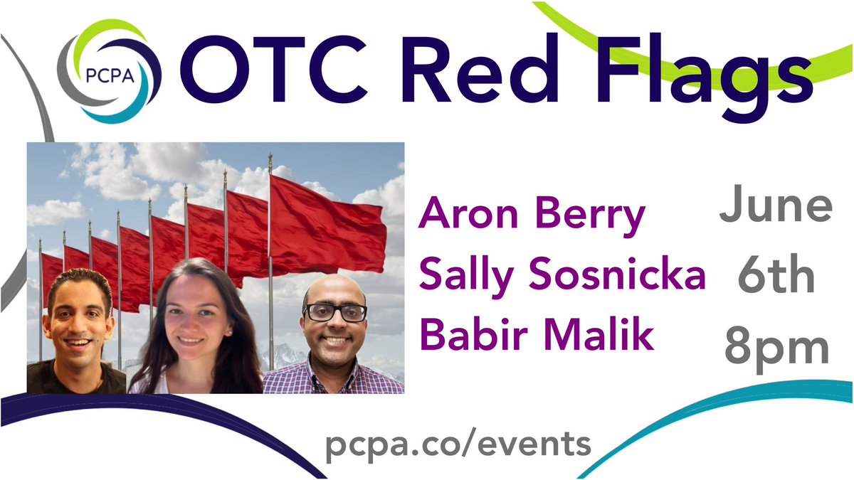 The PCPA tweet media