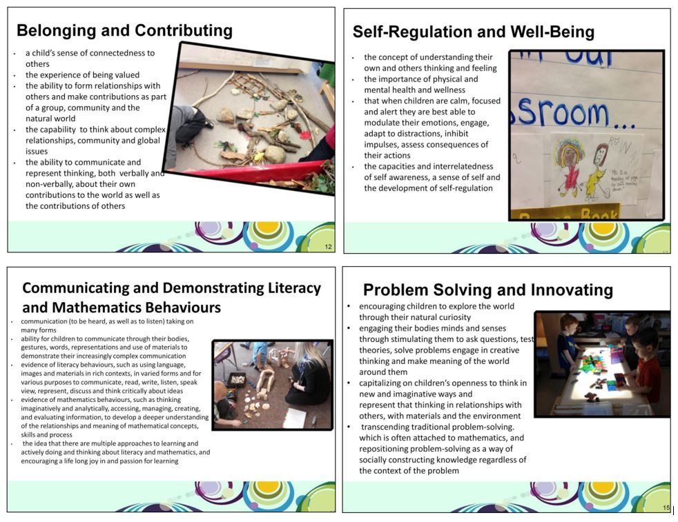 JBrentECE's tweet photo. What are your #OntEd #EarlyYears educators up to right now? Well, considering each unique child in the classroom community thru a whole-some lens is what they're doing. Our #4Frame approach reminds us that each future adult citizen is so much more than one quadrant or another. https://t.co/TiOOEAVvlL