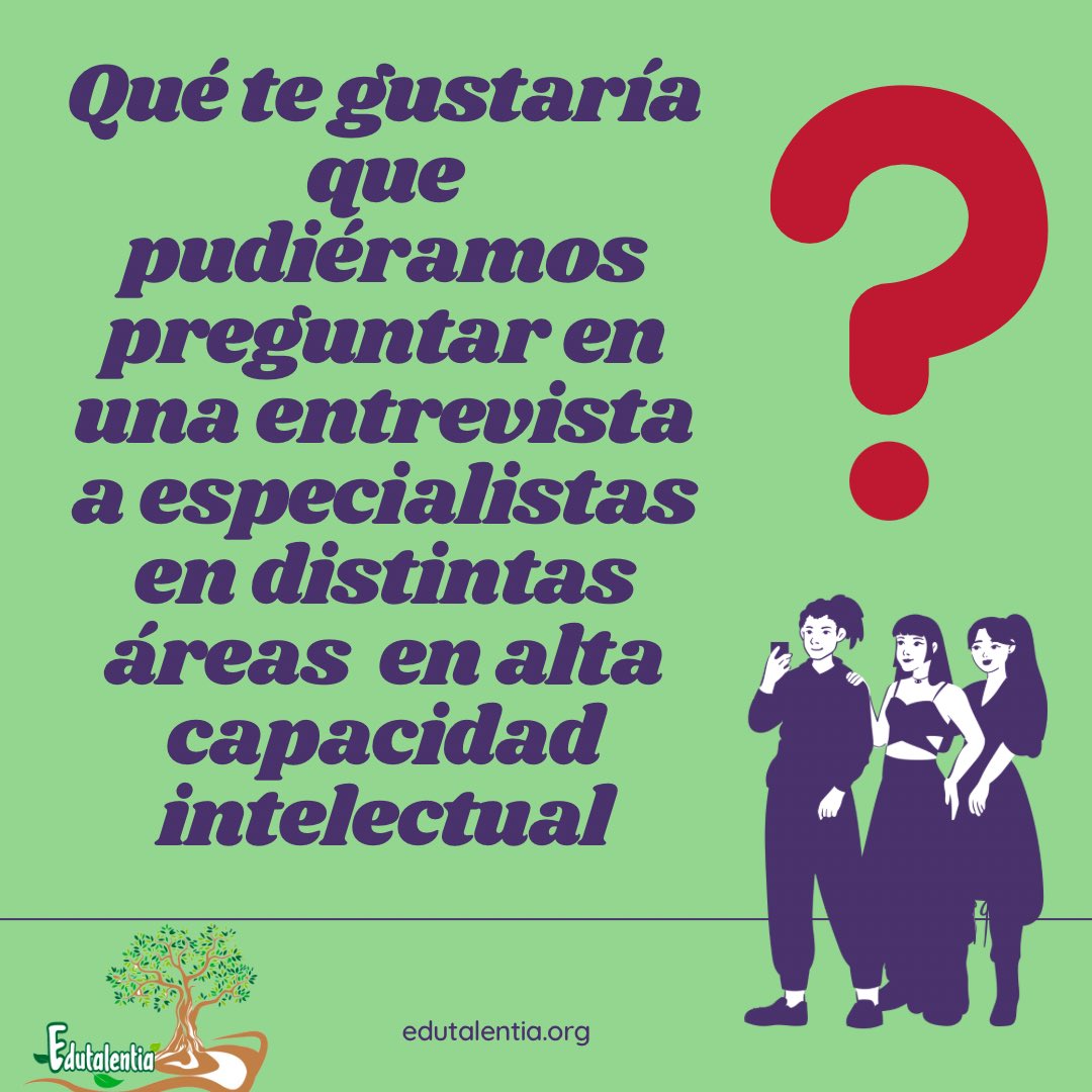 Para poder realizar un servicio público nos gustaría poder saber qué pregunta les harías tú a especialistas. 

Síguenos y verás las respuestas