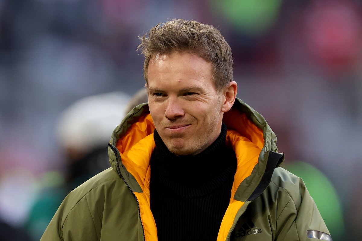 FabrizioRomano's tweet photo. 🚨 Paris Saint-Germain have discussed Julian Nagelsmann internally as one of the candidates for the job. Option to be considered as process will enter crucial stages next week. #PSG

Final decision NOT made yet.

Julian, high on PSG list as @Santi_J_FM and @AbdellahBoulma called. https://t.co/PeEgz5dOCO