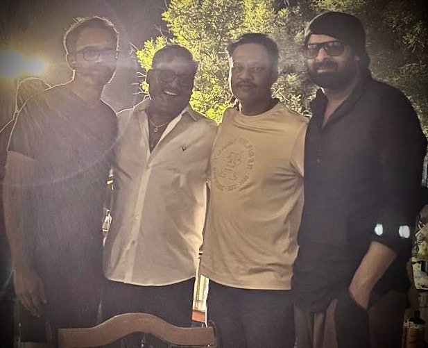 From the sets of #salaar 
#prabhas ❤️💥