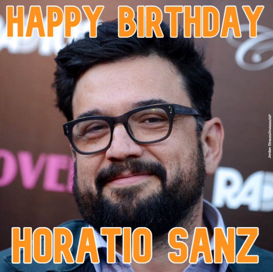  HAPPY BIRTHDAY!  alum Horatio Sanz turns 5 4 today. 