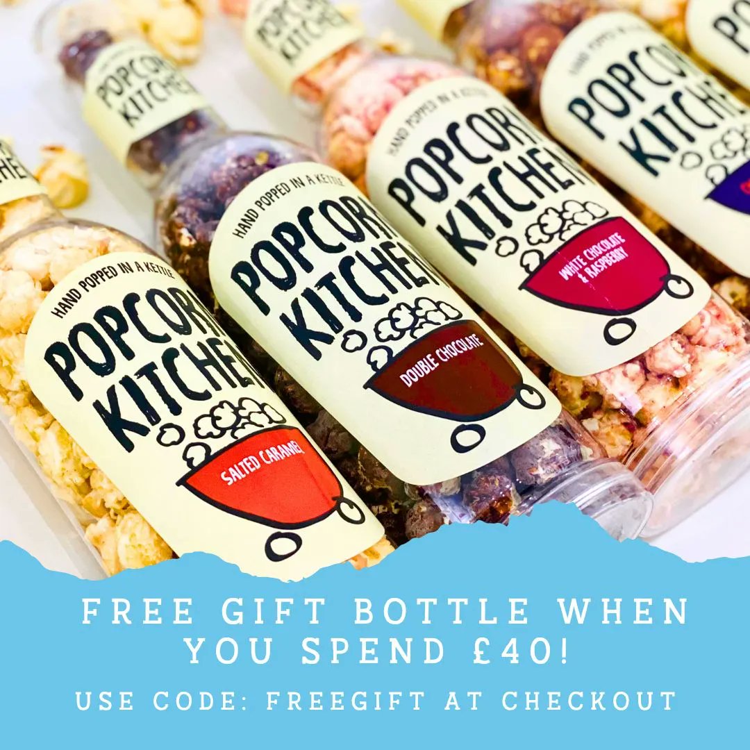 Only TWO WEEKS until Father's Day, but we've got the perfect gifts for ALL dads🫶🏻 Get a FREE NOVELTY GIFT BOTTLE in the flavour of your choice with all orders over £40! To claim your free gift, use code: FREEGIFT at checkout. Shop now: popcornkitchen.co.uk T&Cs Apply.