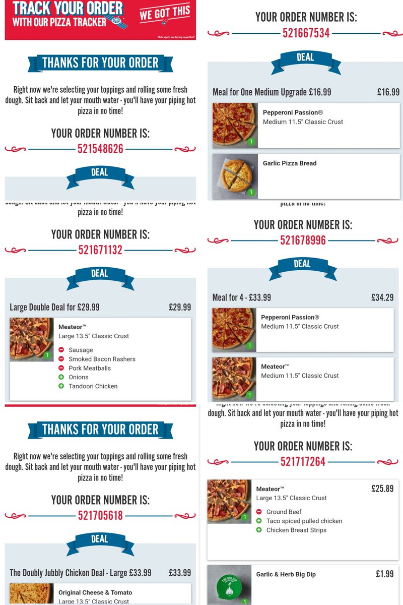 🍕❤️Half price domino's. Screenshot baskets with address and phone no and send to dms ❤️🍕