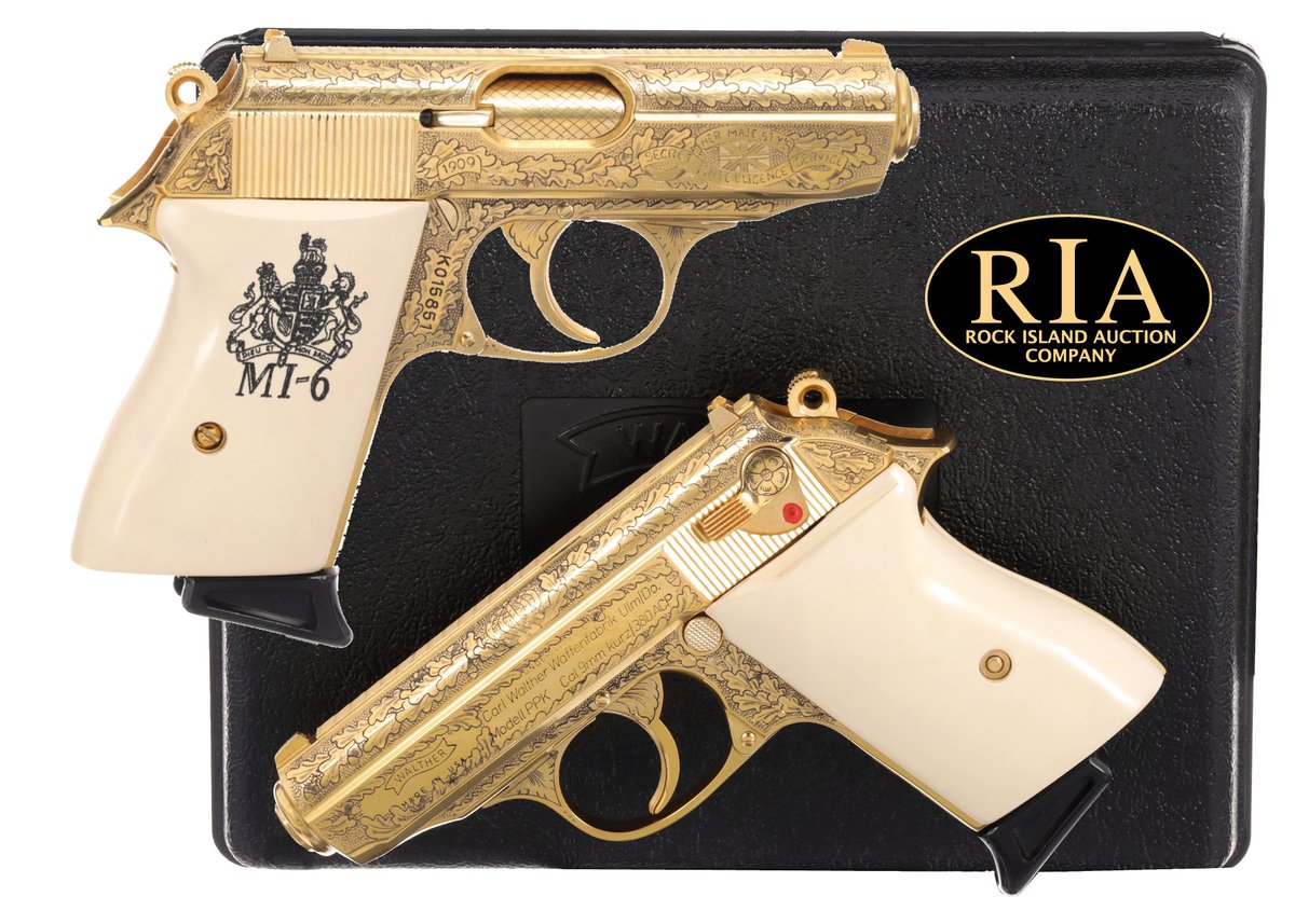 SUPERVANS on Twitter "RT RIAuction This gold Walther PPK MI6