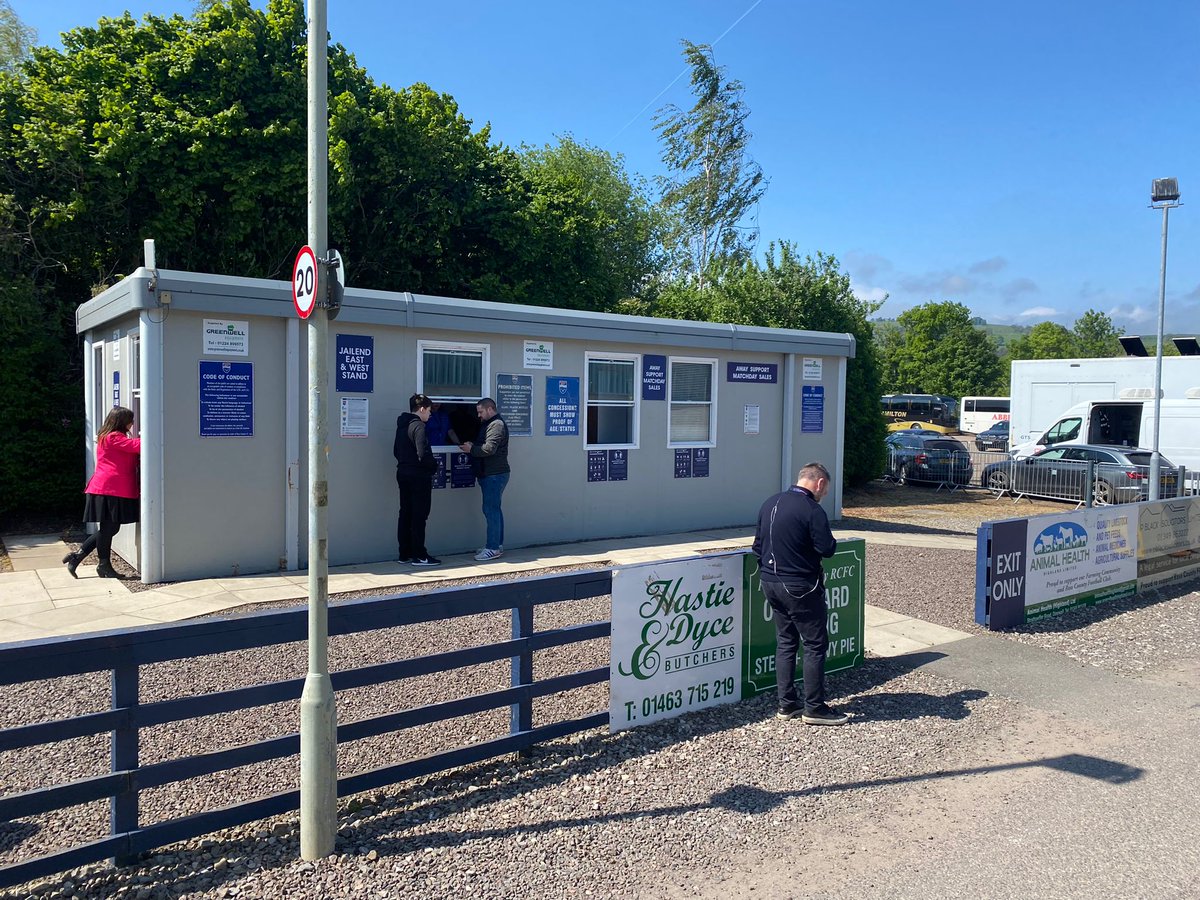 Thistle fans who are collecting tickets at Dingwall for this afternoon's game should visit the portacabin opposite the ground rather than the main entrance reception.

Fans are advised to collect as early as possible to avoid queues.