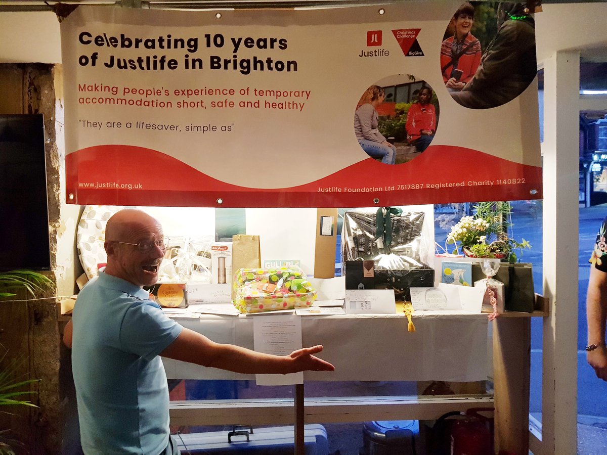 Huge thanks to Jo and Kieran for organising an amazing fundraising event at <a href="/lostfoundabl/">Lost+Found ABL</a> and to all of the local businesses who donated raffle prizes🤩You raised an incredible £1000 to support people experiencing #homelessness in Brighton &amp; Hove!