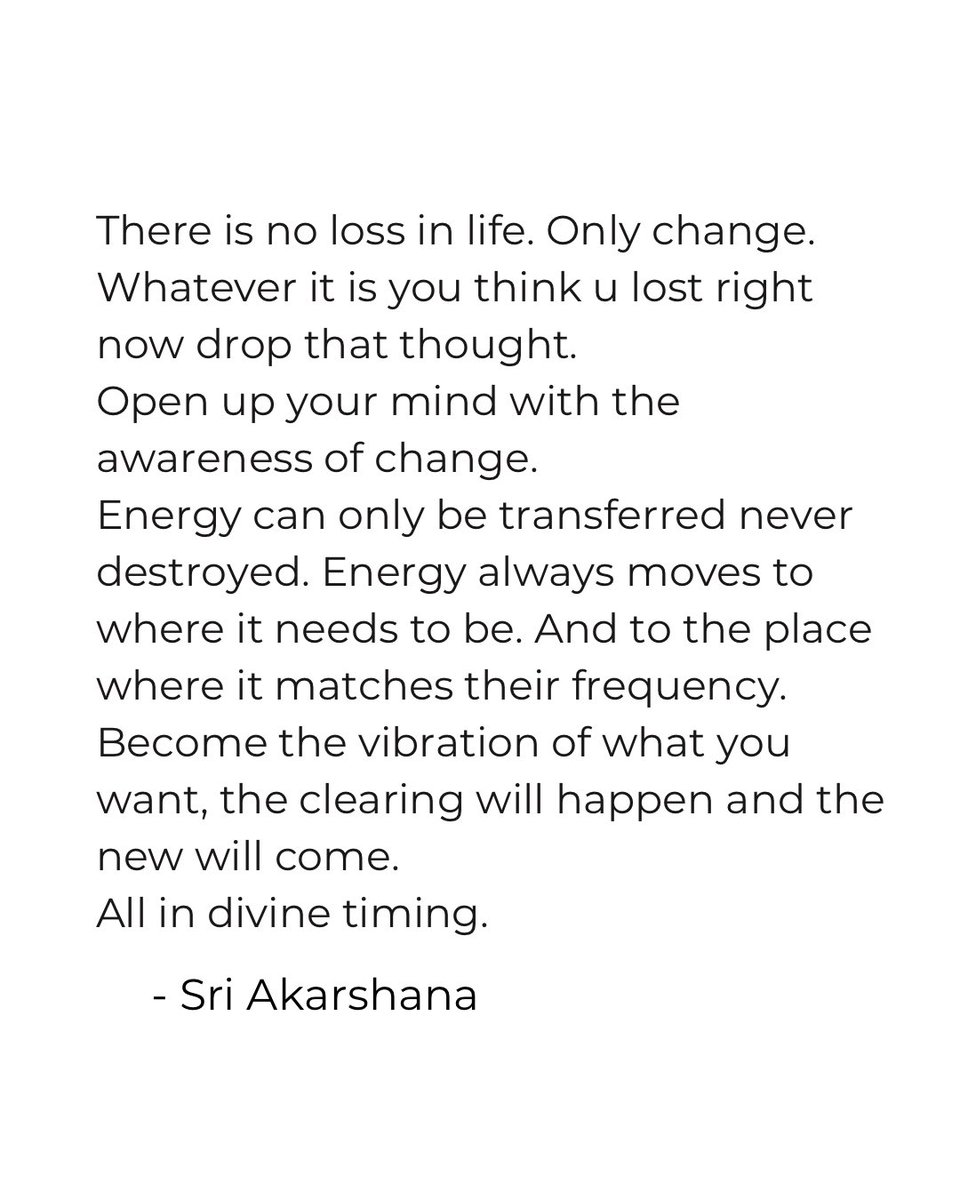 You Never Lose!

Be open to change. Allow the Universe to work its Magic ❤️✨