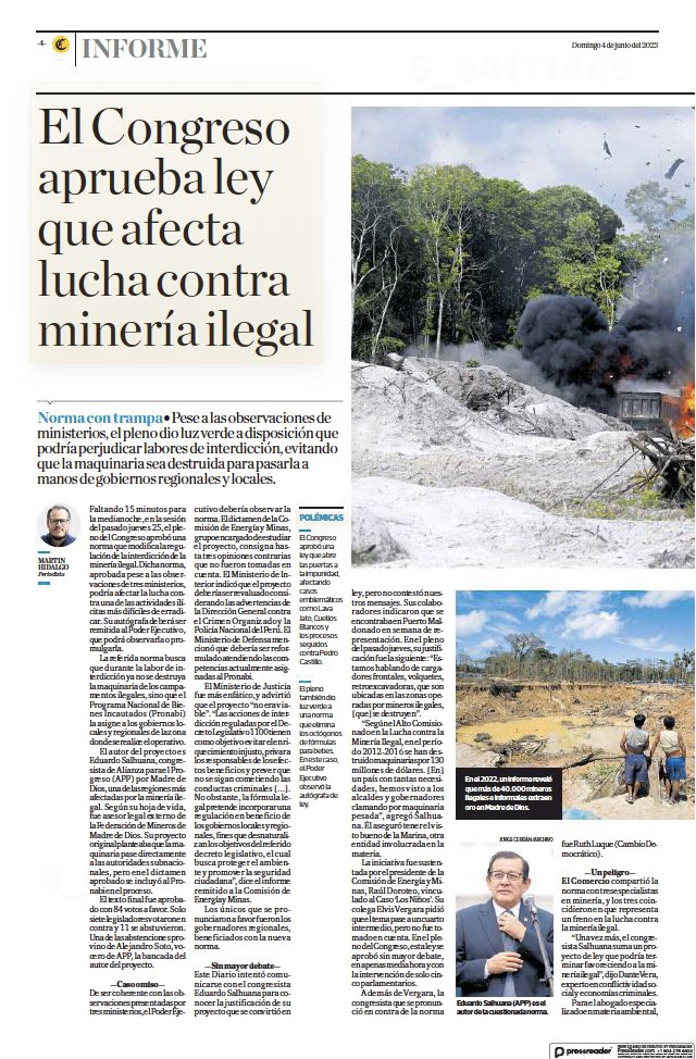 marianocastro's tweet photo. Graves daños está causando la #MineríaIlegal en Loreto. Son peores los daños que ocasionan las decisiones del @congresoperu . 
Importante cobertura de @elcomercio_peru sobre minería ilegal. 
@Gpereyrac @martinhidalgo https://t.co/FKyayYdSqH