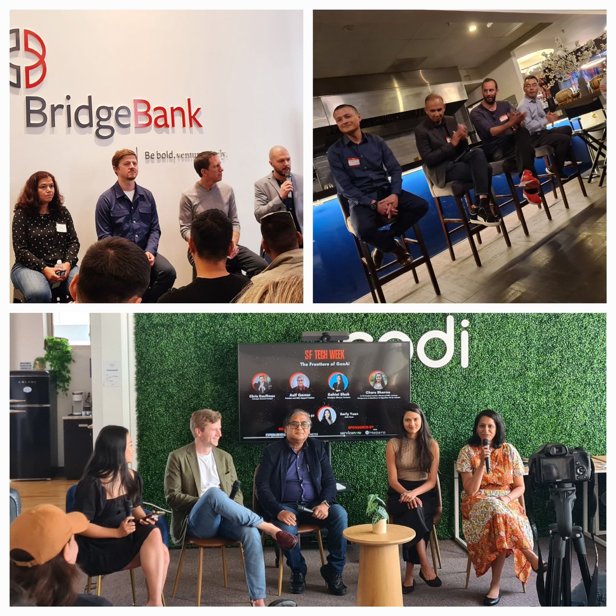 Szy_Paula's tweet image. #sftechweek is almost over!
Thanks for hosting though-provoking panels @generalcatalyst @TSVCap @atShruti @a16z @SchematicVC 
Next to &apos;allaboutAI&apos; 🤖we had many conversations about #hardtech &amp;amp; #industrial 🏭
Stopped by @bridgebank to hang out with my past life banking colleagues