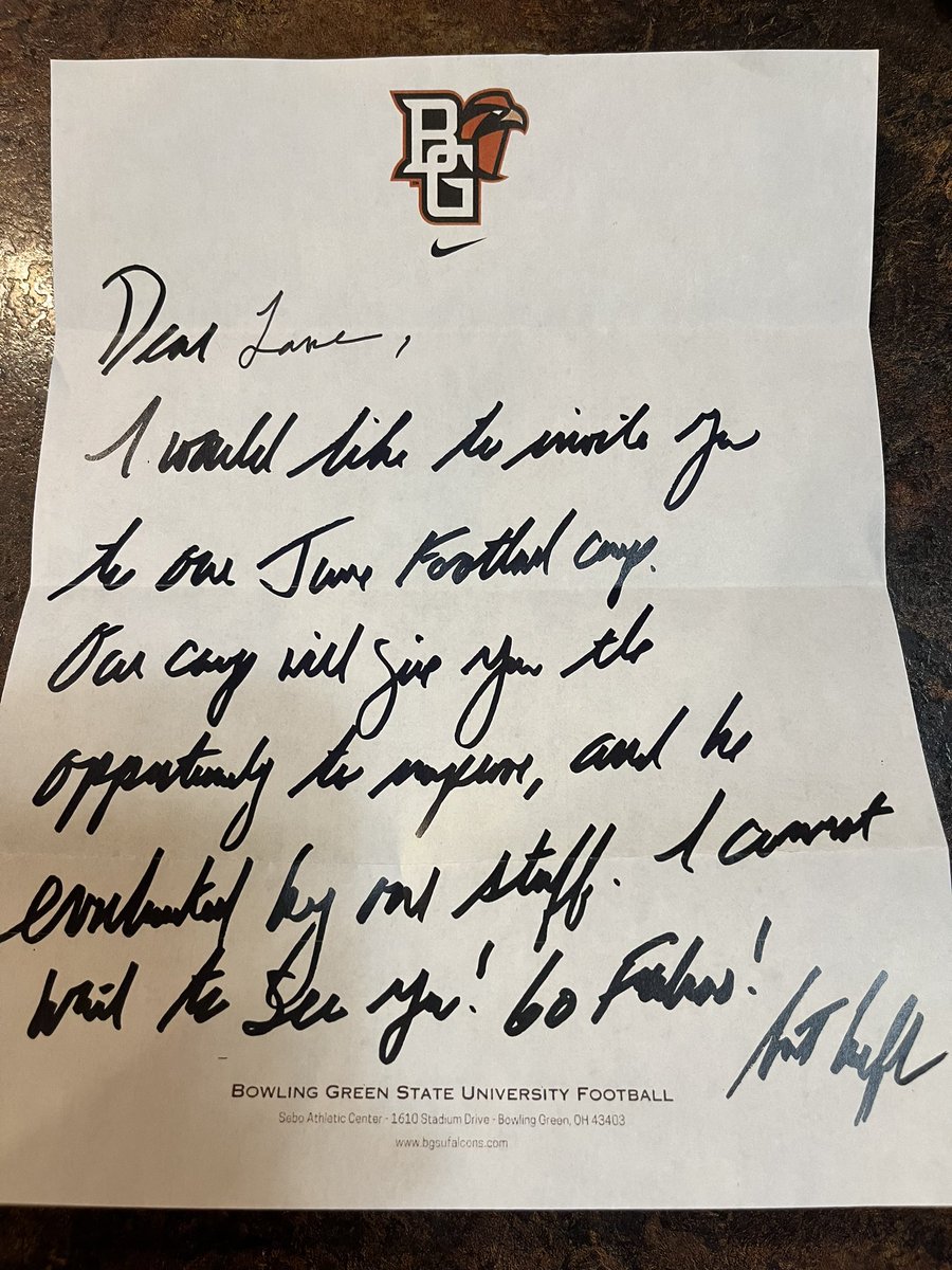 Lane King (@laneking_24) on Twitter photo I will be attending the <a href="/BG_Football/">BGSU Football</a> camp today! Thank you for the invite <a href="/CoachLoefflerBG/">Scot Loeffler</a>! I will be attending the <a href="/BG_Football/">BGSU Football</a> camp today! Thank you for the invite <a href="/CoachLoefflerBG/">Scot Loeffler</a>!