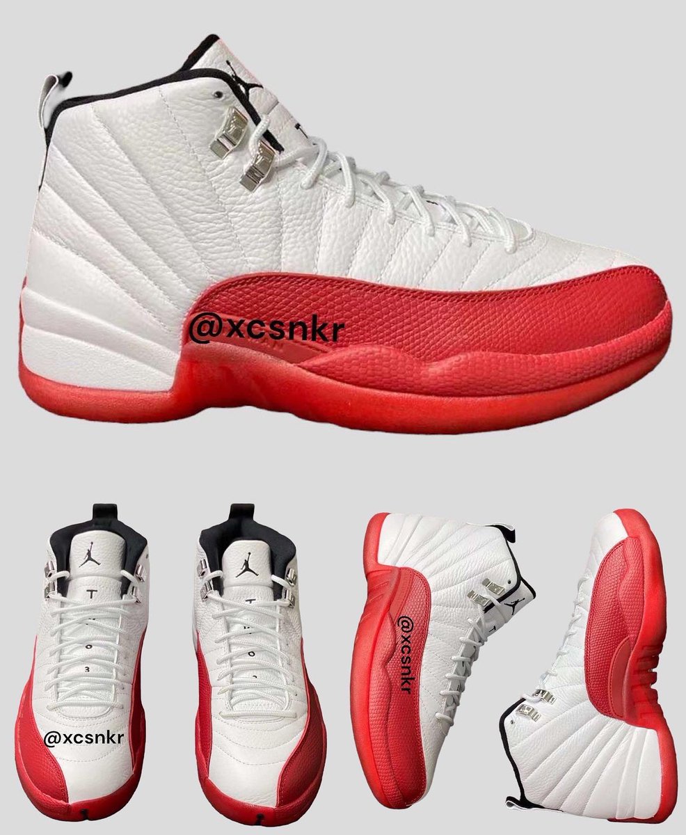ANOTHER LOOK at the 2023 #Cherry Air Jordan 12 OG 🍒
10/28/2023 — full-family sizing 🔥🔥🔥🔥🔥