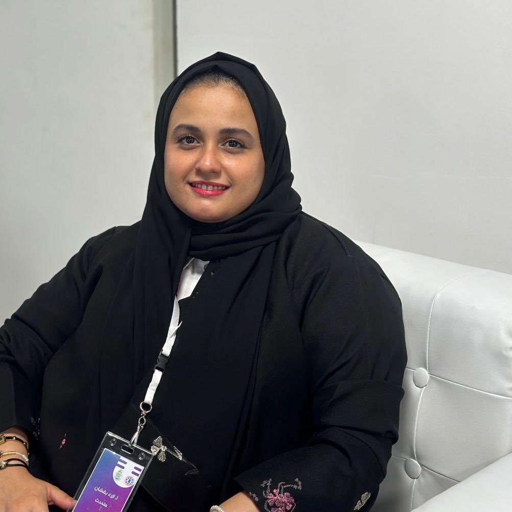 وصول أ.الاء بقشان إلى مركز قاف للفنون