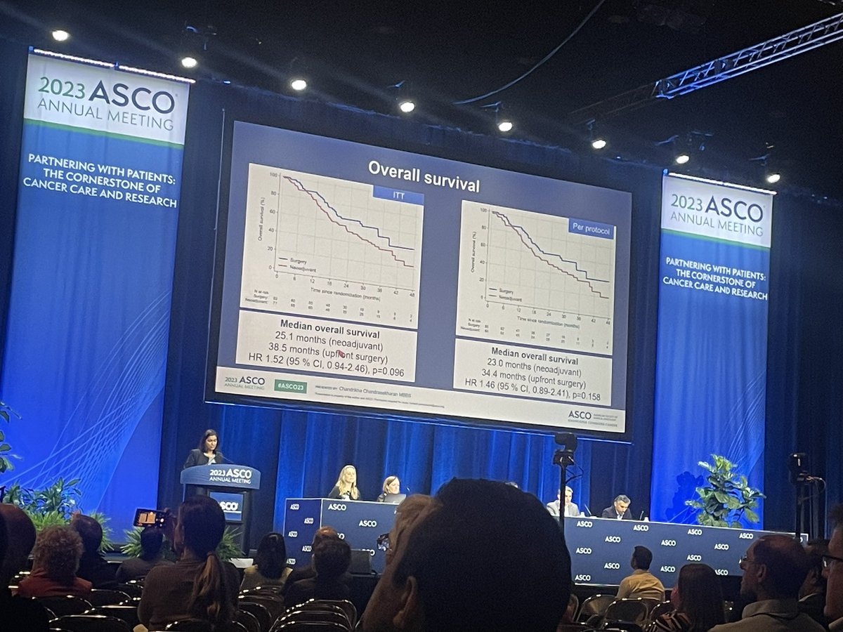 UGrewalMD's tweet image. Excellent session by my mentor @ChandrikhaC on updates in GI malignancies. I’m stoked about the advances in #precisiononc in GI cancers. The “practice challenging” NORPACT study is perhaps the most intriguing update in PDAC in the recent times. #ASCO23 @UIowaCancer @IntMedatIowa