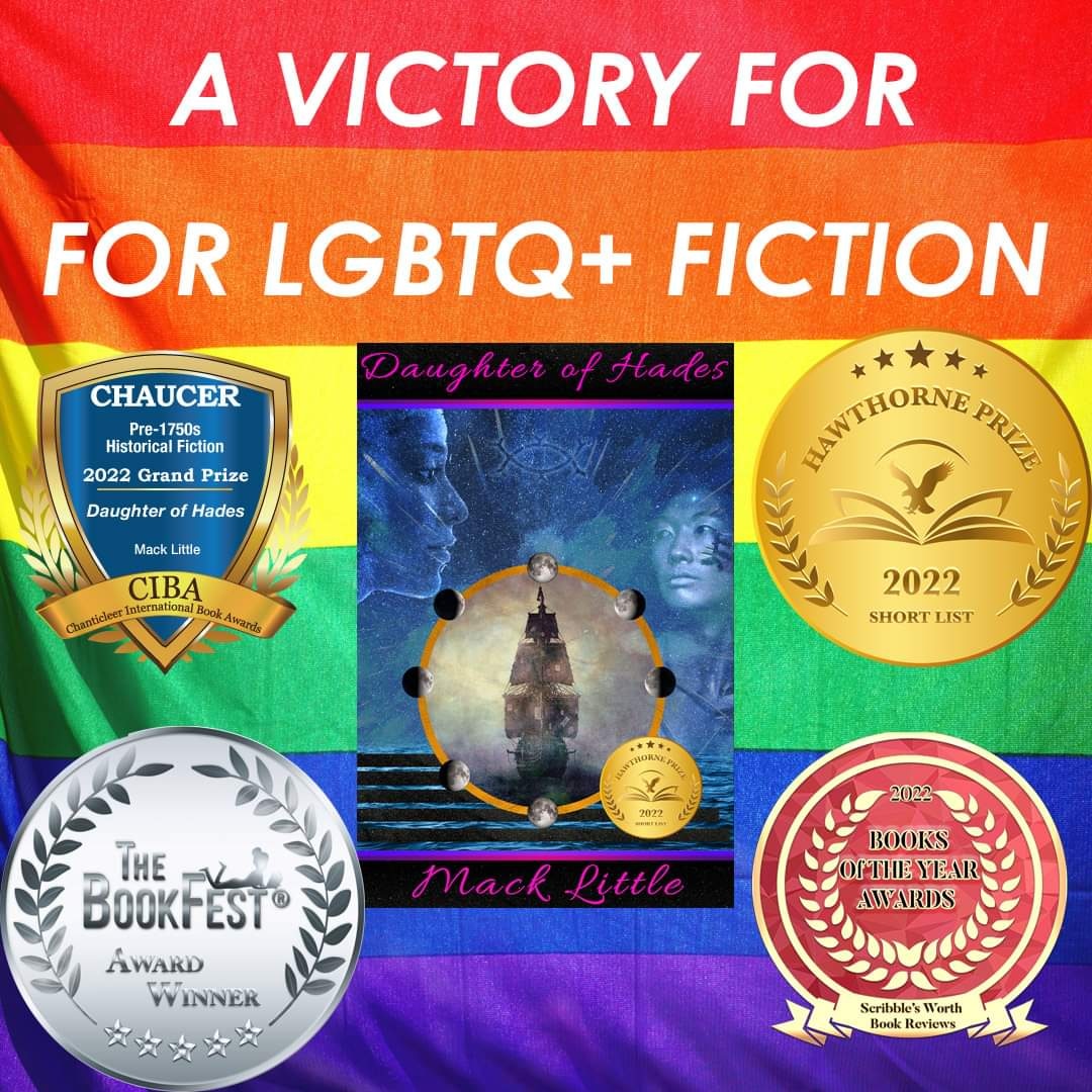 Daughter of Hades
Available on Amazon: amzn.to/3CjhH3G
"An engaging, swashbuckling tale of love and revenge during the age of piracy...."
~Kirkus Reviews
#booklovers⁠
#Historicalromance⁠
#pride2023🏳️‍🌈