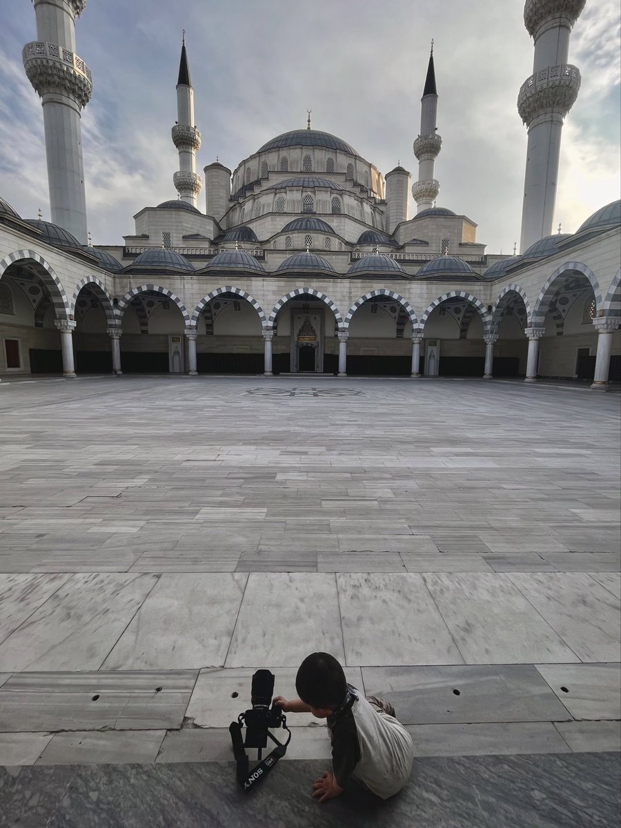 This little photographer knows where is click button. 

Bishkek Central Mosque, also known as Tarkish mosque. 

#Kyrgyzstan #Bishkek #SonyAlpha #SonyAlphaIn #CreateWithSony