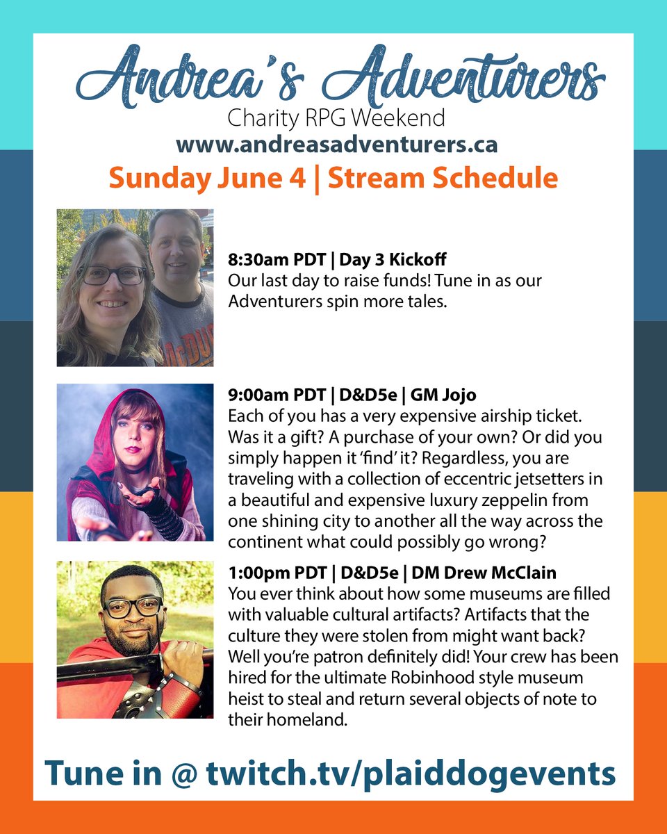 Andrea's Adventurers Charity RPG Weekend tweet media