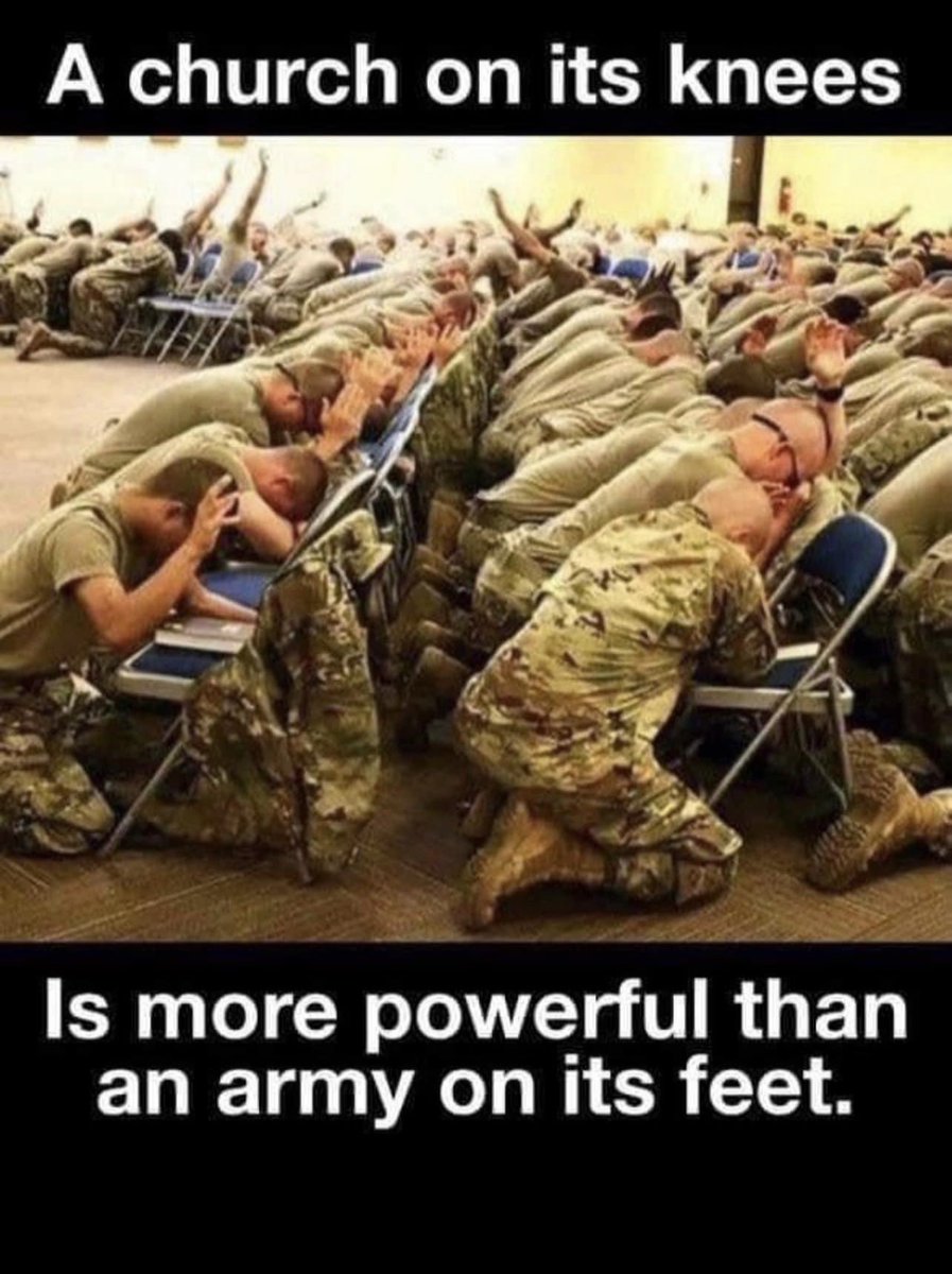 KatrinaPrayer1's tweet photo. Amen๐ Letโs pray for our military forces. God knows they need Him and help๐
#MILITARY
#prayer
#Godisoursource
#patriots https://t.co/9jF8iZ4rLe