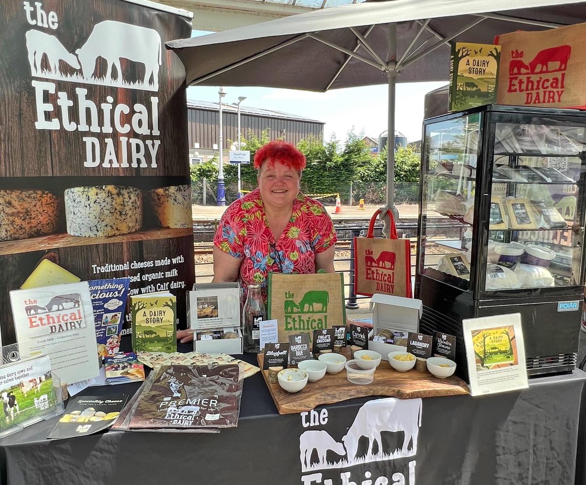 A big thank you to everyone who visited our stall at <a href="/DfsFarmerMarket/">DumfriesFarmerMarket</a> today. 

We loved being on Platform 1 of the railway station - what a fantastic location!

Taking part in farmers' and producers markets is something we are thinking about doing more of.
