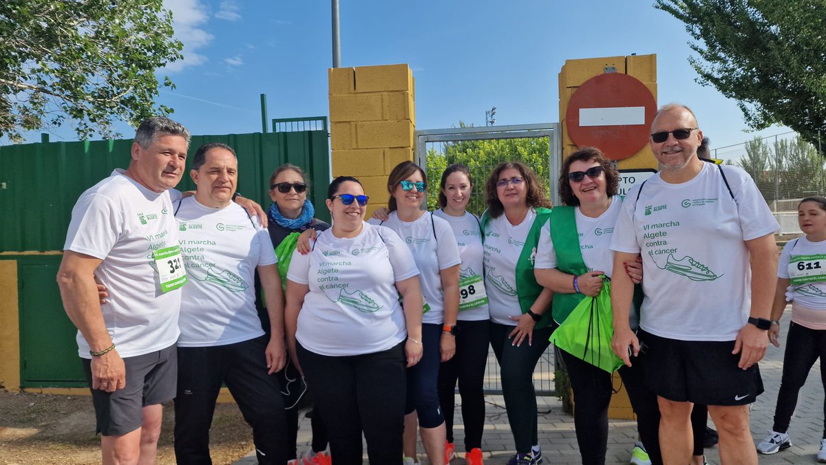 🏃‍♀️🏃Mucho ambiente en la VI Marcha Contra el Cáncer que se ha celebrado esta mañana.
👉Muchas gracias a la <a href="/ContraCancerMAD/">Asociación Española Contra el Cáncer en Madrid</a> el #Algete y a la Hermandad de la #VirgenDeLasFlores, por la organización de esta marcha solidaria para que la <a href="/AECC/">David Gillespie</a> pueda seguir financiando proyectos.