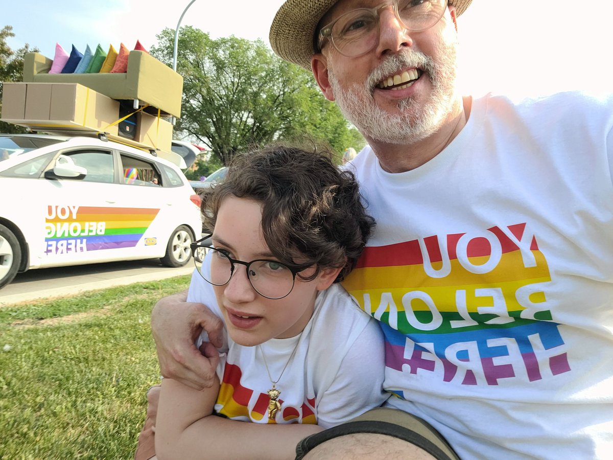 DaevidRamey's tweet photo. I'm really proud to be attending another Pride parade with the @IKEACanada crew from Winnipeg and my youngest kid! It is a privilege to be a part of a company that that supports and enables our coworkers and customers to be themselves. Happy Pride! #pridewpg https://t.co/61yZAlmYXv