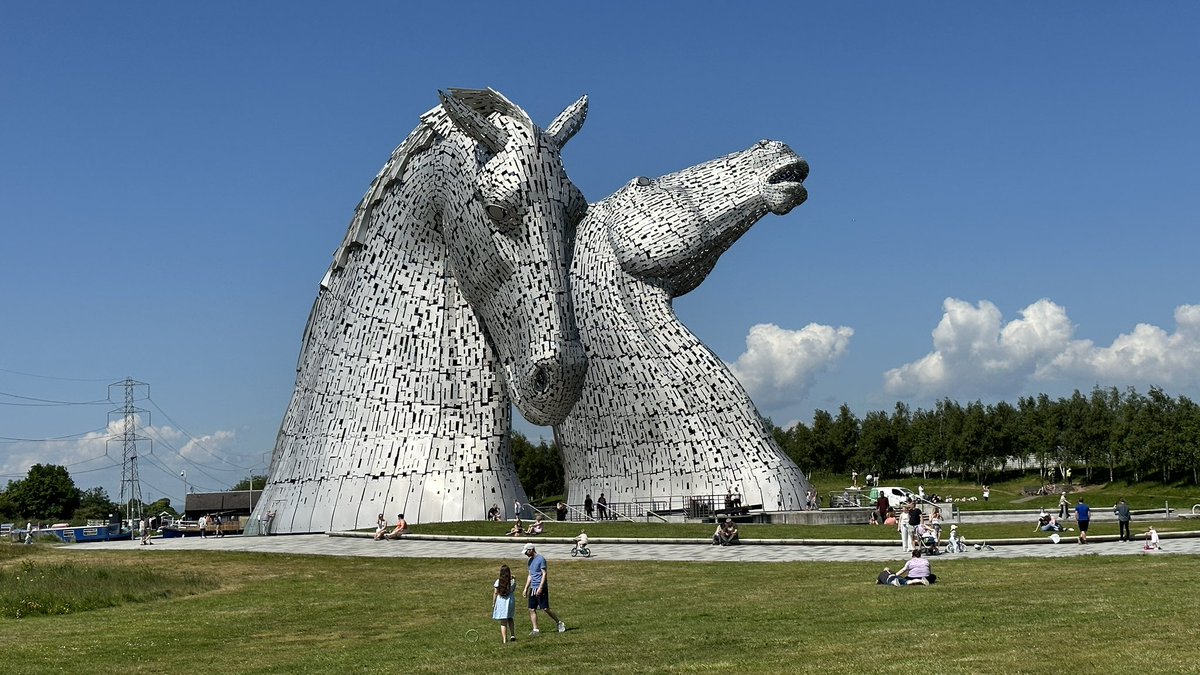 #TheKelpies 😍😲💯 #Falkirk