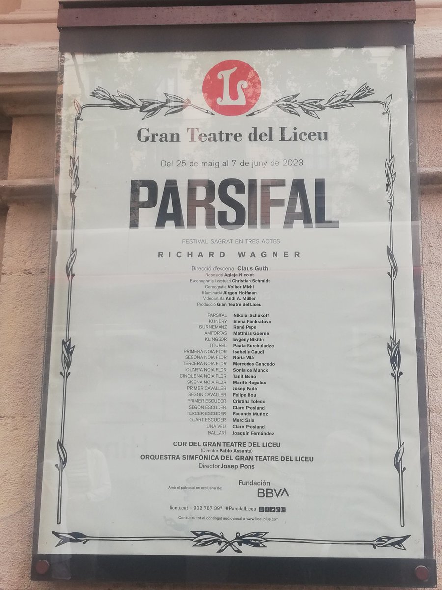 judithvives's tweet image. Som-hi!!! #parsifal @Liceu_cat