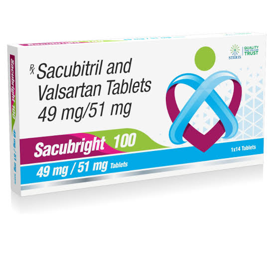 Sacubitril &valsartan belong to the new class of drugs called angiotensin receptor neprilysin inhibitor (ARNI). 
Used a a first line Rx of  Chronic Heart Failure with reduced ejection fraction (HFrEF) with NYHA class II, III or IV.@DrDhruvchauhan @MedscapePharm  @AprokoPhamacist
