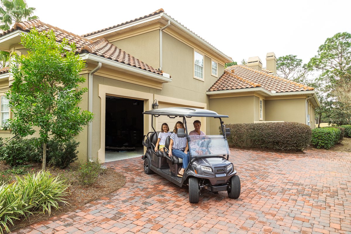 Golf carts are for everyone. From the early teens' cool golf carts to school, adults running errands, or just simply fun strolling around, we got that all for you. Drop by and pick your golf cart today. #GolfCartLife #RiverCityGolfCart