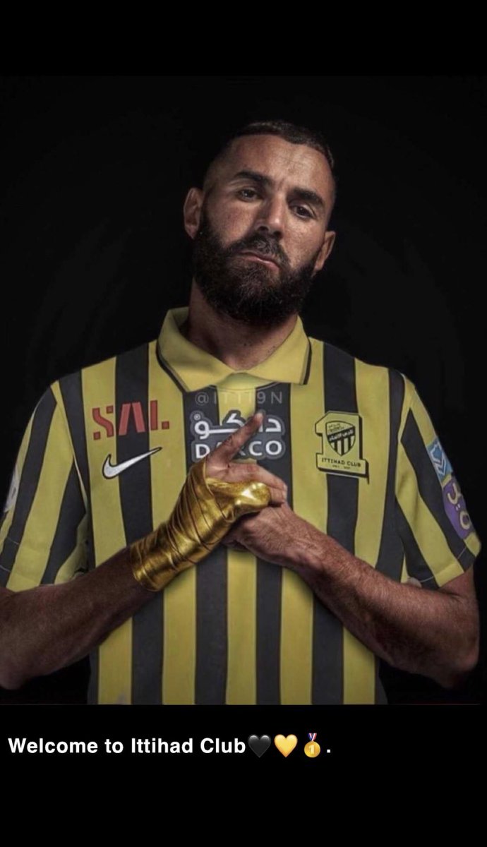 alimi3z's tweet photo. Welcome to Ittihad club 💛🥇 https://t.co/NxWGrBdP1R
