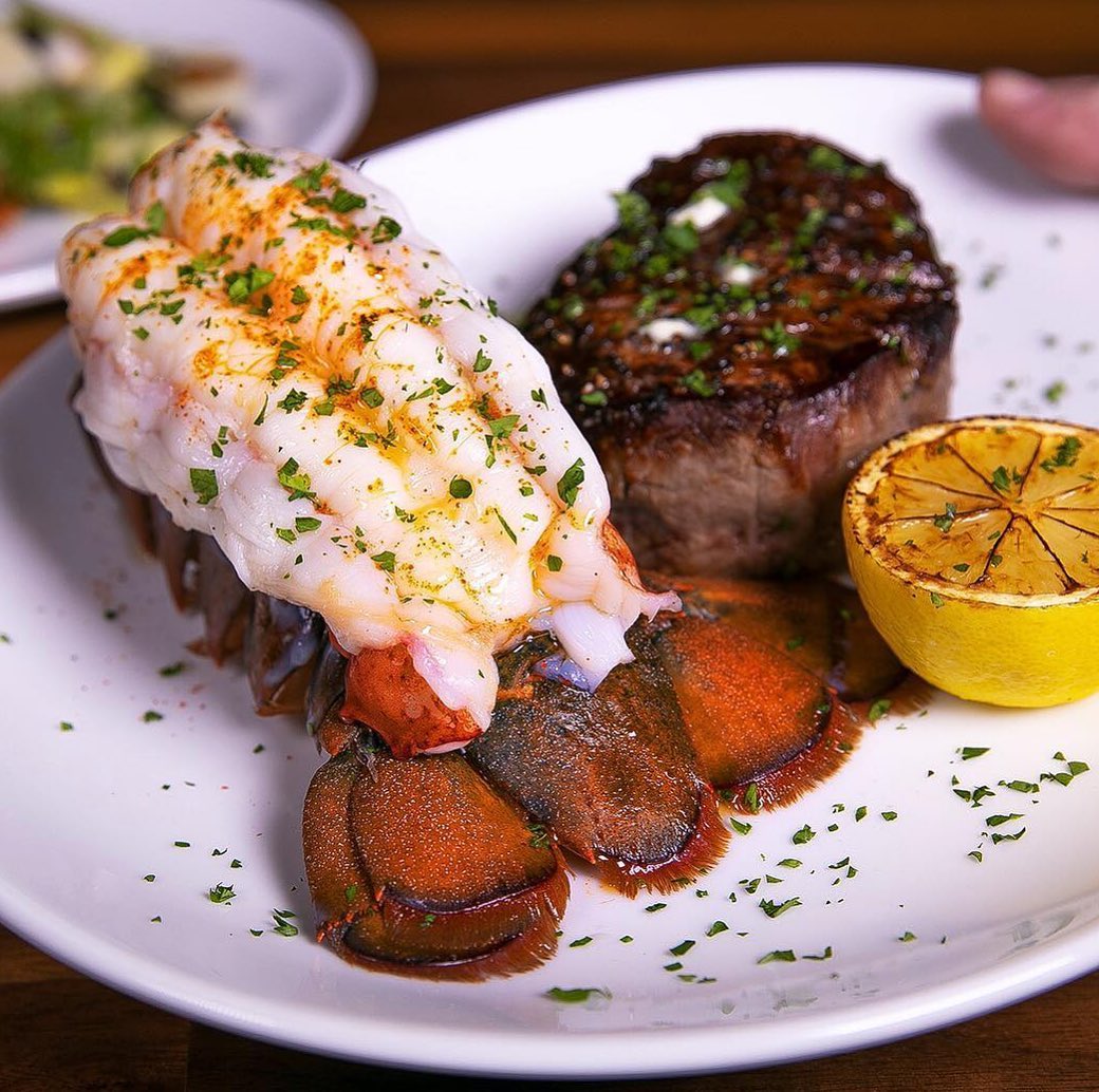 Make a splash this Sunday with <a href="/Flemings/">Fleming's Steakhouse</a> Surf + Turf! 🦞🥩

Enjoy the popular Filet Mignon paired with a North Atlantic Lobster Tail, your choice of salad, and end with your choice of dessert. Jump in for a delicious wrap up of your weekend!

$80 per Guest

#AventineLaJolla
