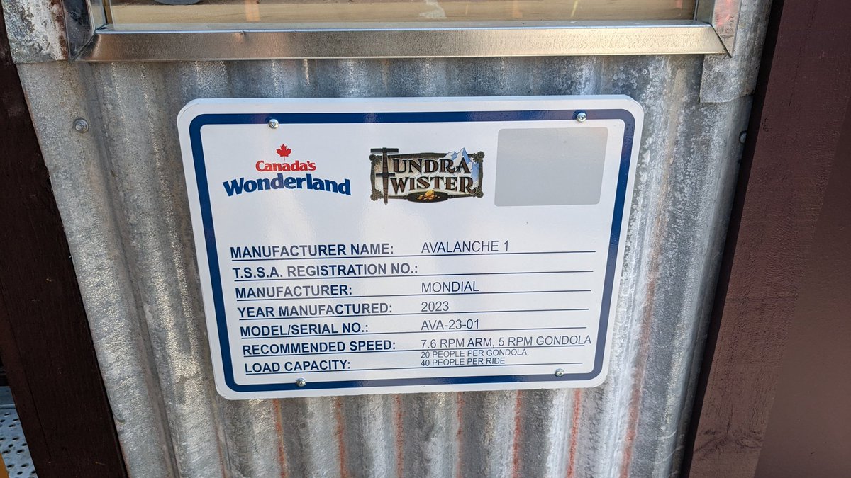 Canada's Wonderland's new #TundraTwister is a great ride! A little underwhelming on the thrill factor, but amazing views of the park. Already ridden it a few times and will definitely be back to it again in the future.