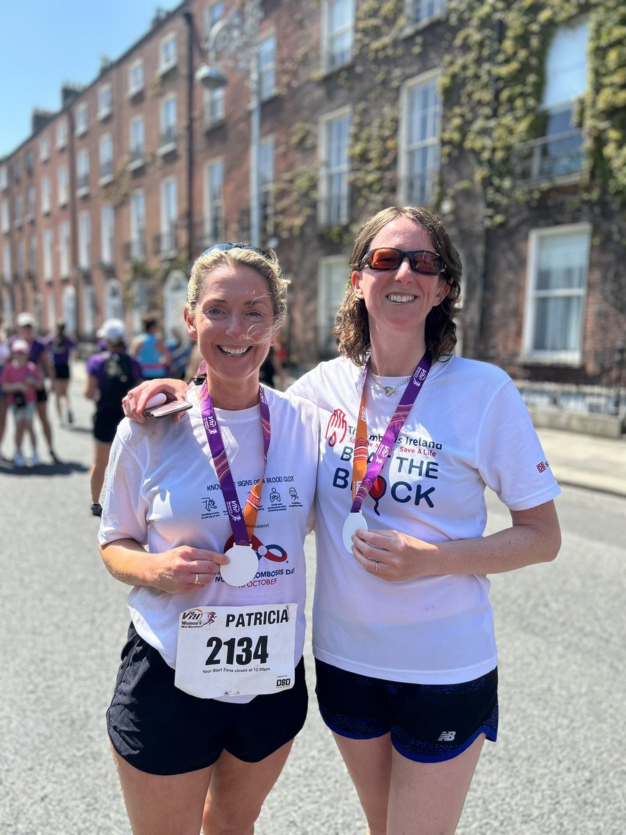 Professor Patricia Maguire (@maguirepatr) on Twitter photo WE DID IT 🎉🎉
A very happy <a href="/ConwaySPHERE/">UCD Conway SPHERE</a> team all who ran #vhiWMM in support of the amazing work of <a href="/ThrombosisIrL/">Thrombosis Ireland</a> It was a beautiful day in some many ways, just elated now🎉🎉
<a href="/fniainle/">Fionnuala Ní Áinle</a> <a href="/lweiss1311/">Luisa Weiss, PhD</a> <a href="/annmarieo9/">annmarieo</a> <a href="/UCD_Conway/">UCD Conway Institute</a> <a href="/ucddublin/">University College Dublin</a> <a href="/AIPREMie/">AI_PREMie</a> <a href="/UCD_SBBS/">UCD SBBS</a> <a href="/UCDMedicine/">UCD Medicine</a> WE DID IT 🎉🎉
A very happy <a href="/ConwaySPHERE/">UCD Conway SPHERE</a> team all who ran #vhiWMM in support of the amazing work of <a href="/ThrombosisIrL/">Thrombosis Ireland</a> It was a beautiful day in some many ways, just elated now🎉🎉
<a href="/fniainle/">Fionnuala Ní Áinle</a> <a href="/lweiss1311/">Luisa Weiss, PhD</a> <a href="/annmarieo9/">annmarieo</a> <a href="/UCD_Conway/">UCD Conway Institute</a> <a href="/ucddublin/">University College Dublin</a> <a href="/AIPREMie/">AI_PREMie</a> <a href="/UCD_SBBS/">UCD SBBS</a> <a href="/UCDMedicine/">UCD Medicine</a>