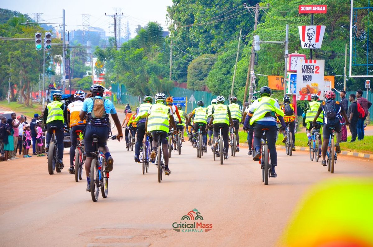 #WorldBicycleDay from Kampala! A beautiful day it was!
#ActiveTransport needs more attention in our beautiful city.
Thanks to all the participants.
#SustainableMobility 
#AfricaCycles