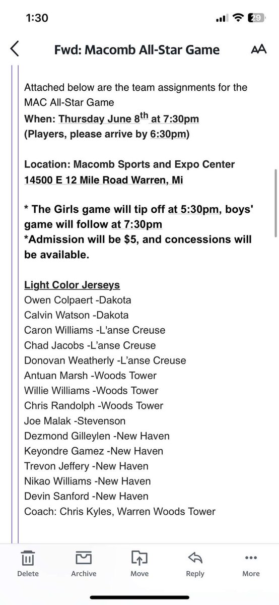 I will be competing in the MAC all star game🏀‼️<a href="/CVHSBasketball/">Chippewa Basketball</a> <a href="/GBailey_Kuyper/">Gary Bailey</a> <a href="/KuyperCougars/">Kuyper College Athletics</a> <a href="/TWhitcomb/">Tyler Whitcomb</a> <a href="/TheDZoneBBall/">The D Zone Basketball</a> #jolliffibois #AGTG
