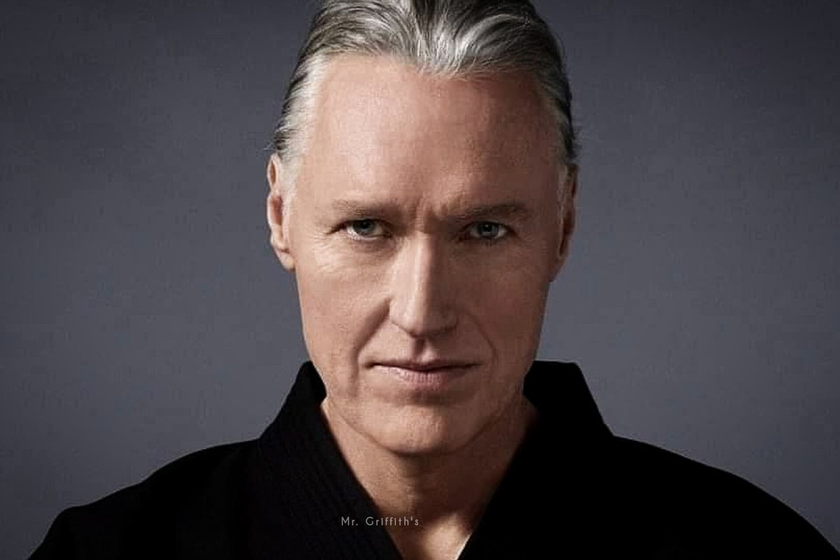 MrGriffithss's tweet photo. "The only thing better than a full dojo..is a whole valley of full dojos."
#ThomasIanGriffith as Terry Silver promotional still for @CobraKaiSeries season 5!
#TerrySilver #Terrence #senseisilver #Throwback #CobraKai #CobraKaiSeason5 #promotional #stills #Karate #Netflix #smirk https://t.co/dvkxe36PnA